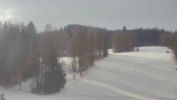 Dojezd hlavní sjezdovky