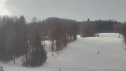 Dojezd hlavní sjezdovky