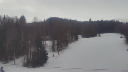 Dojezd hlavní sjezdovky