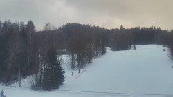 Dojezd hlavní sjezdovky