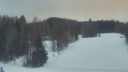 Dojezd hlavní sjezdovky