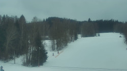 Dojezd hlavní sjezdovky