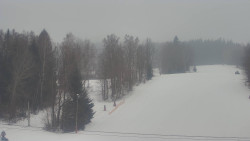 Dojezd hlavní sjezdovky