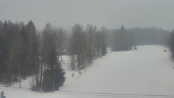 Dojezd hlavní sjezdovky