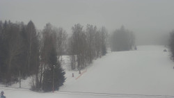 Dojezd hlavní sjezdovky