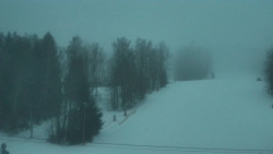 Dojezd hlavní sjezdovky