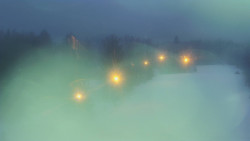 Dojezd hlavní sjezdovky