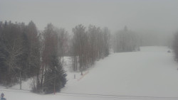 Dojezd hlavní sjezdovky