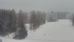 Dojezd hlavní sjezdovky