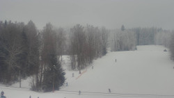 Dojezd hlavní sjezdovky