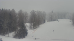 Dojezd hlavní sjezdovky