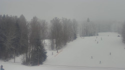 Dojezd hlavní sjezdovky