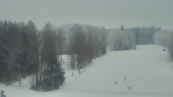 Dojezd hlavní sjezdovky