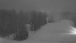 Dojezd hlavní sjezdovky