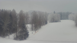 Dojezd hlavní sjezdovky