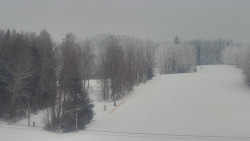 Dojezd hlavní sjezdovky