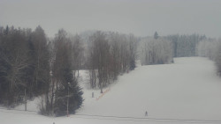 Dojezd hlavní sjezdovky