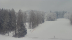 Dojezd hlavní sjezdovky