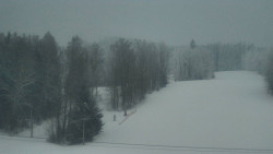 Dojezd hlavní sjezdovky