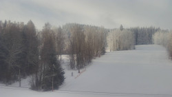 Dojezd hlavní sjezdovky