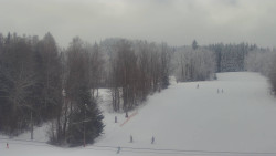 Dojezd hlavní sjezdovky