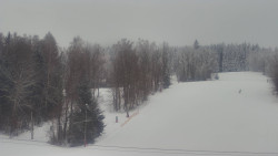 Dojezd hlavní sjezdovky