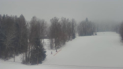 Dojezd hlavní sjezdovky