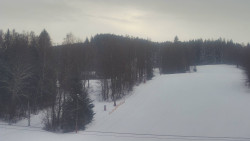 Dojezd hlavní sjezdovky