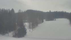 Dojezd hlavní sjezdovky