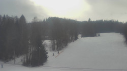 Dojezd hlavní sjezdovky