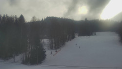 Dojezd hlavní sjezdovky