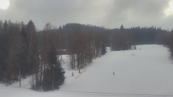 Dojezd hlavní sjezdovky