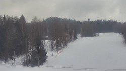 Dojezd hlavní sjezdovky