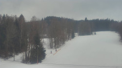 Dojezd hlavní sjezdovky