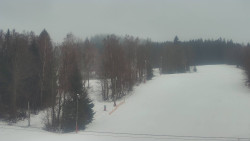 Dojezd hlavní sjezdovky