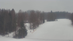 Dojezd hlavní sjezdovky