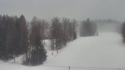 Dojezd hlavní sjezdovky