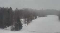 Dojezd hlavní sjezdovky