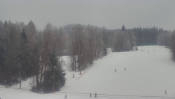 Dojezd hlavní sjezdovky