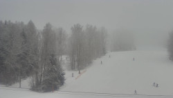 Dojezd hlavní sjezdovky