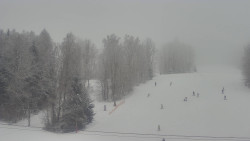 Dojezd hlavní sjezdovky