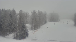 Dojezd hlavní sjezdovky