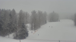 Dojezd hlavní sjezdovky