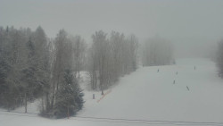 Dojezd hlavní sjezdovky