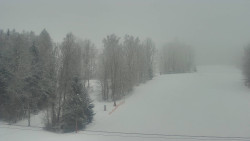 Dojezd hlavní sjezdovky