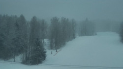 Dojezd hlavní sjezdovky