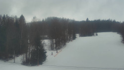 Dojezd hlavní sjezdovky