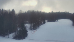 Dojezd hlavní sjezdovky