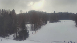 Dojezd hlavní sjezdovky