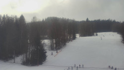 Dojezd hlavní sjezdovky